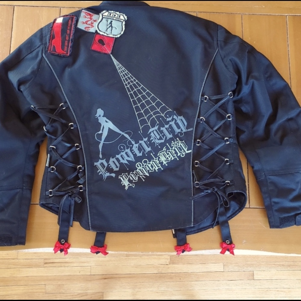 Power Trip women’s Kevlar motorcycle jacket, never used.